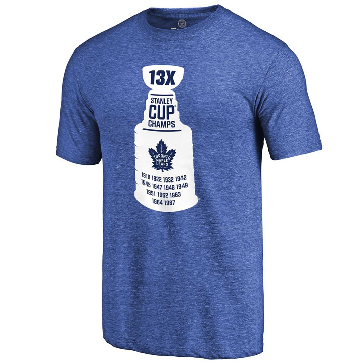 Toronto Maple Leafs Royal The Cup Tri Blend T-Shirt,We sell and wholesale Toronto Maple Leafs Royal The Cup Tri Blend T-Shirt on line form chian!